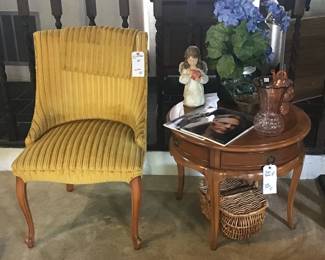 Vintage MCM Upholstered Chair 1 of 2 