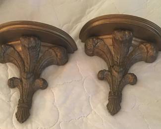 Wooden wall sconces 