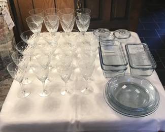 Beautiful Crystal and Philbe by Fire King