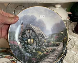 Knowles Thomas Kinkade "Enchanted Cottages" collector plates
