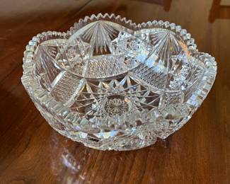 Turn of the Century American Brilliant Cut Glass