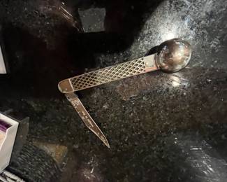 Vintage German Puma 40 501 Waagemesser Fisherman's Scale Folding Knife