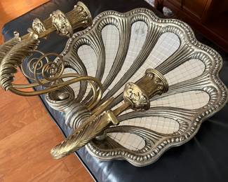 Beautiful Maitland Smith Heavy wall candelabra