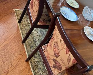 Mcm Danish dining room chairs by Boltinge. There are 4 available.