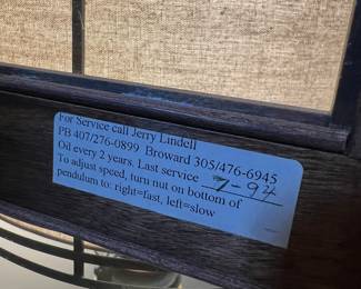 Authentic Vintage Concerto Clock Los Angeles Co (movement made in west Germany) w/ certificate of authenticity