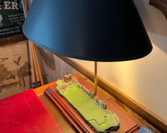 St Andrews golf course table lamp