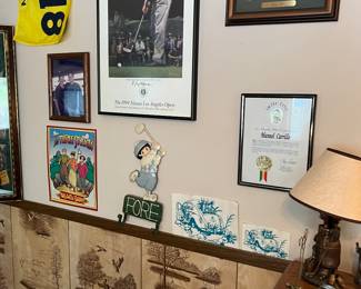 Golfing collectibles
