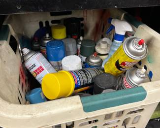 spray cans