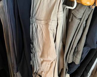 vintage men's cargo pants and jeans