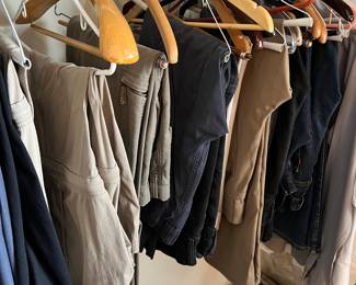 vintage men's cargo pants and jeans