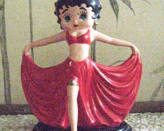 Chalkware Betty Boop (about 1940's) (Longview Mold Co. Longview, TX 1933-1978)