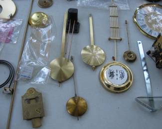*****All will be in a yellow bin--Priced for all**** Clock Repair Pieces (New) From a Clock repair estate Hermle Clock Movements 131-071, Aug Schatz & Sohne, 5aheh Russian Plane Clock, Electric Clock Motors, Other Parts