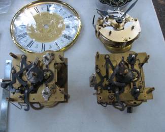 *****All will be in a yellow bin--Priced for all****
Clock Repair Pieces (New) From a Clock repair estate Hermle Clock Movements 131-071, Aug Schatz & Sohne, 5aheh Russian Plane Clock, Electric Clock Motors, Other Parts