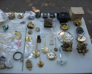 *****All will be in a yellow bin--Priced for all****
Clock Repair Pieces (New) From a Clock repair estate Hermle Clock Movements 131-071, Aug Schatz & Sohne, 5aheh Russian Plane Clock, Electric Clock Motors, Other Parts *****All will be in a yellow bin--Priced for all****