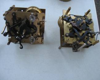 *****All will be in a yellow bin--Priced for all**** Clock Repair Pieces (New) From a Clock repair estate Hermle Clock Movements 131-071, Aug Schatz & Sohne, 5aheh Russian Plane Clock, Electric Clock Motors, Other Parts