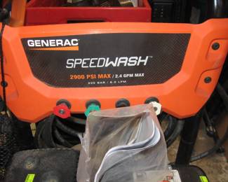 Generac Speedwash 2900 psi MSX/2.4 GPM MAX Power Washer NEW (From an Estate)