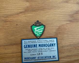 Imperial Mahogany Table 