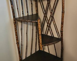 bamboo corner shelf