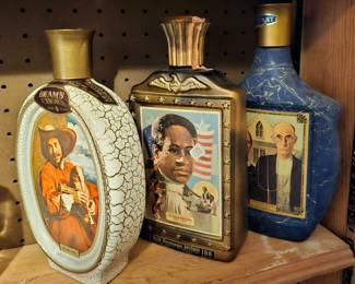 vintage liquor bottles