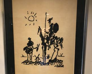 50% Off Picasso Don Quixote Lithograph