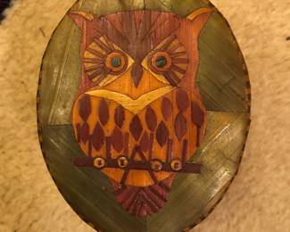 Crafted owl box