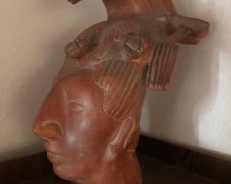 50% OFF Antique hand carved head