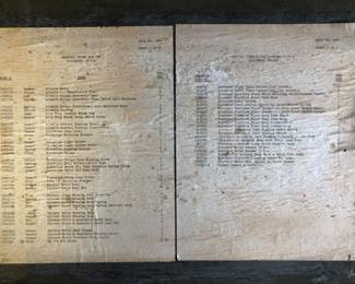1943 paperwork inside equipment WWII box