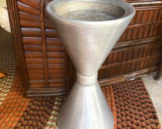 SOLD Tin ash tray stand.  Sold rug.