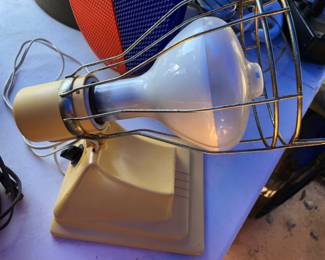 Vintage sun tanning lamp