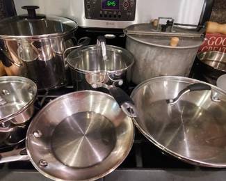 Stainless Steel Pots and Pans