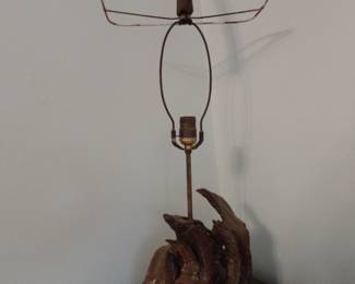 1960's Drift Wood Lamp