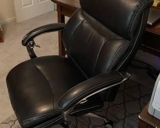 Serta Black Leather Desk Chair