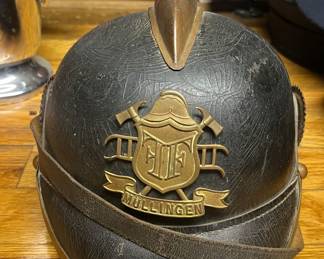 German Mid Century Fire Helmet 