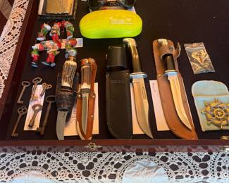 Buck and German hunting knives 
