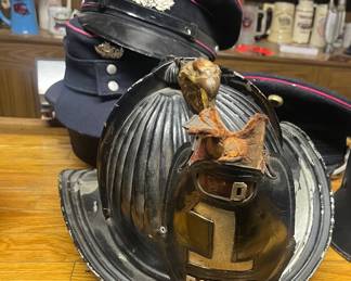 Vintage firemen’s helmet 