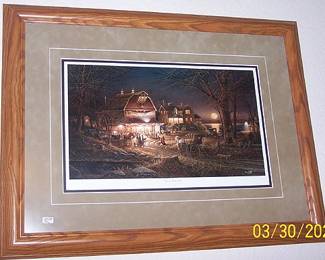 Terry Redlin print " Harvest Moon Ball"