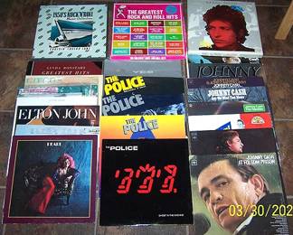 Johnny Cash, Bob Dylan, the Police, Go Go's, Elton John, Janis Joplin and others