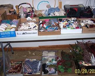 Sewing and craft items