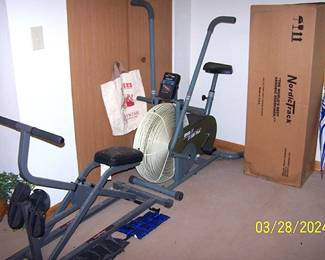 Exercise machines, Nordic Track in box