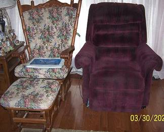 Platform rocker and lift chair