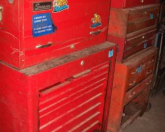 More Snap on rolling tool chests