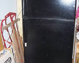 Refrigerator and sled