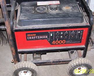 Craftsman 4000 watt generator