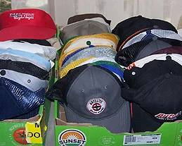 New advertising ball caps and NFL caps