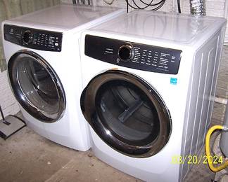 Electrolux front load washer and dryer