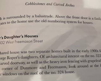 Previous homeowners description. 