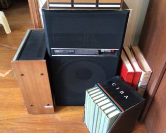 Vintage Speakers and Medical Books