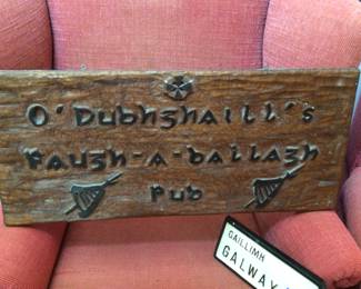 Vintage Irish Pub Sign