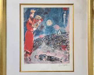 Marc Chagall 
King David