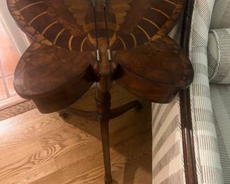 Regency style butterfly table. 